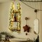 Hanging Shelf with Vine Lights – Macramé Plant Wall Shelf with Handmade Woven Ropes, 3-Tier Floating Shelf, Boho Aesthetic Wall Storage for Succulents, Bedroom, Living Room, or Bathroom Decor